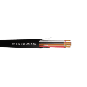 Defence Standard Cable DCA 16 x 0.2mm 12 Cores TCWB Unscreened LSZH - Black UV 1000m